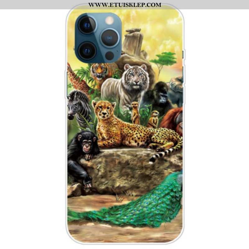 Futerały do iPhone 14 Pro Zwierzęta Safari